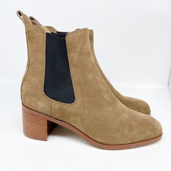 Steve Madden Women’s Rhiannon Chelsea Boot Cognac Suede Size 10 M - Picture 8 of 10